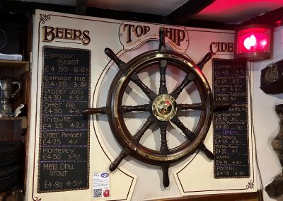 Ships wheel Top Ship Porlock 400x284 - Gallery